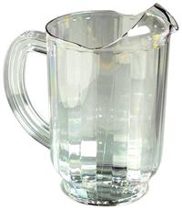 60oz Clear Poly Beverage Pitcher, Beer, Soda, Beverage