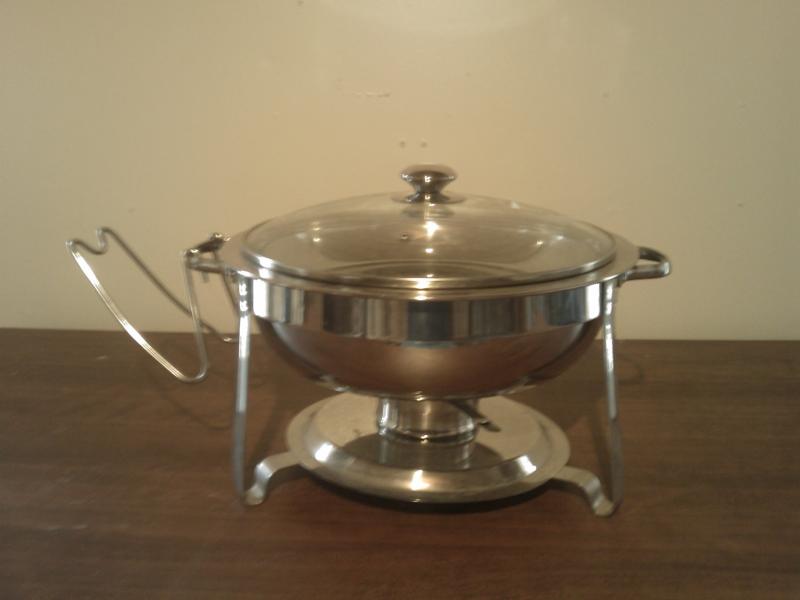 Round Chaffing Pan, Chaffer, Rentals, Catering Equipment, 