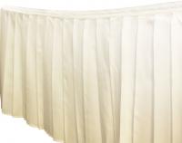 Table Skirt 17' White